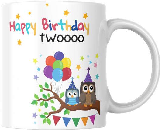 Happy Birthday Twoooo Gift Mug