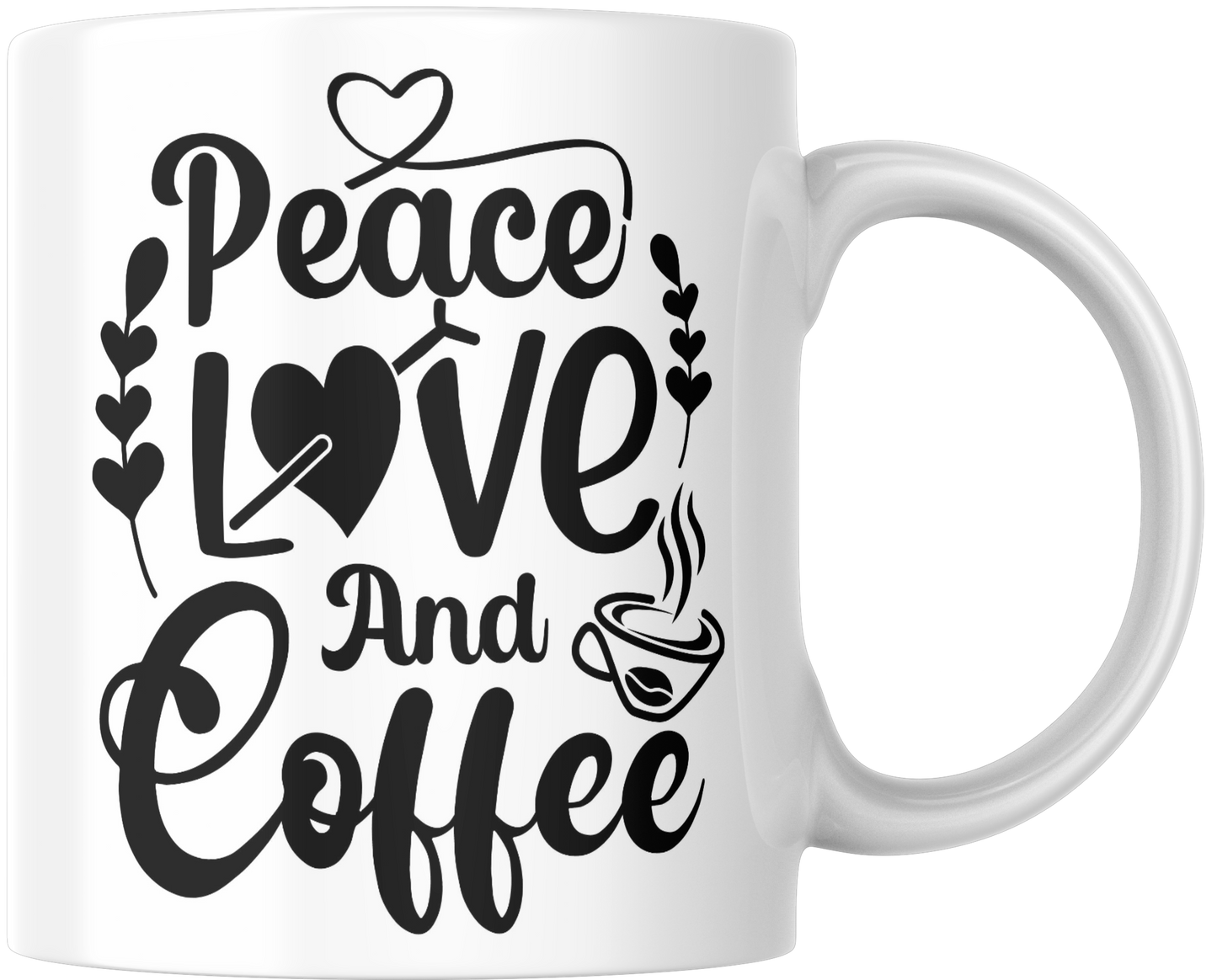 Peace Love And Coffee Gift Mug