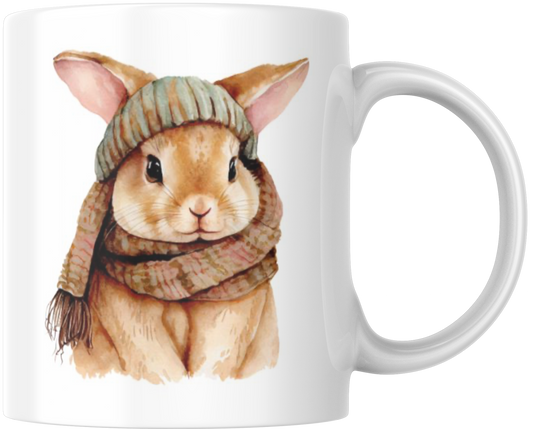 Winter Rabbit Gift Mug