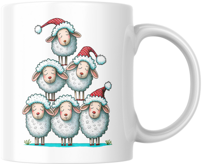 Christmas Sheep Mug & Coaster