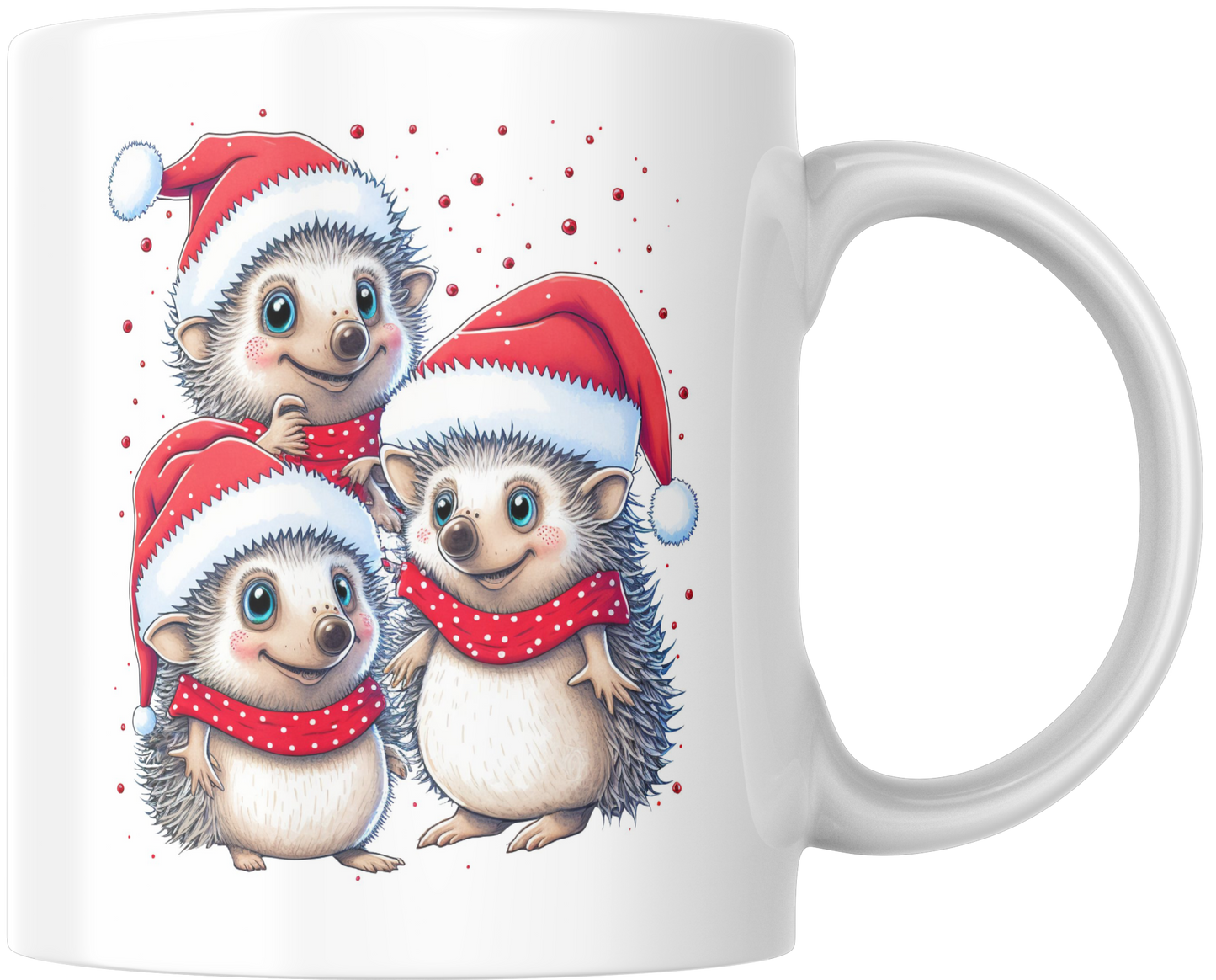 Christmas Hedgehog Gift Mug