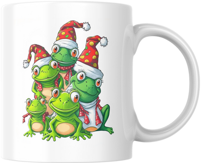 Christmas Frogs Mug & Coaster