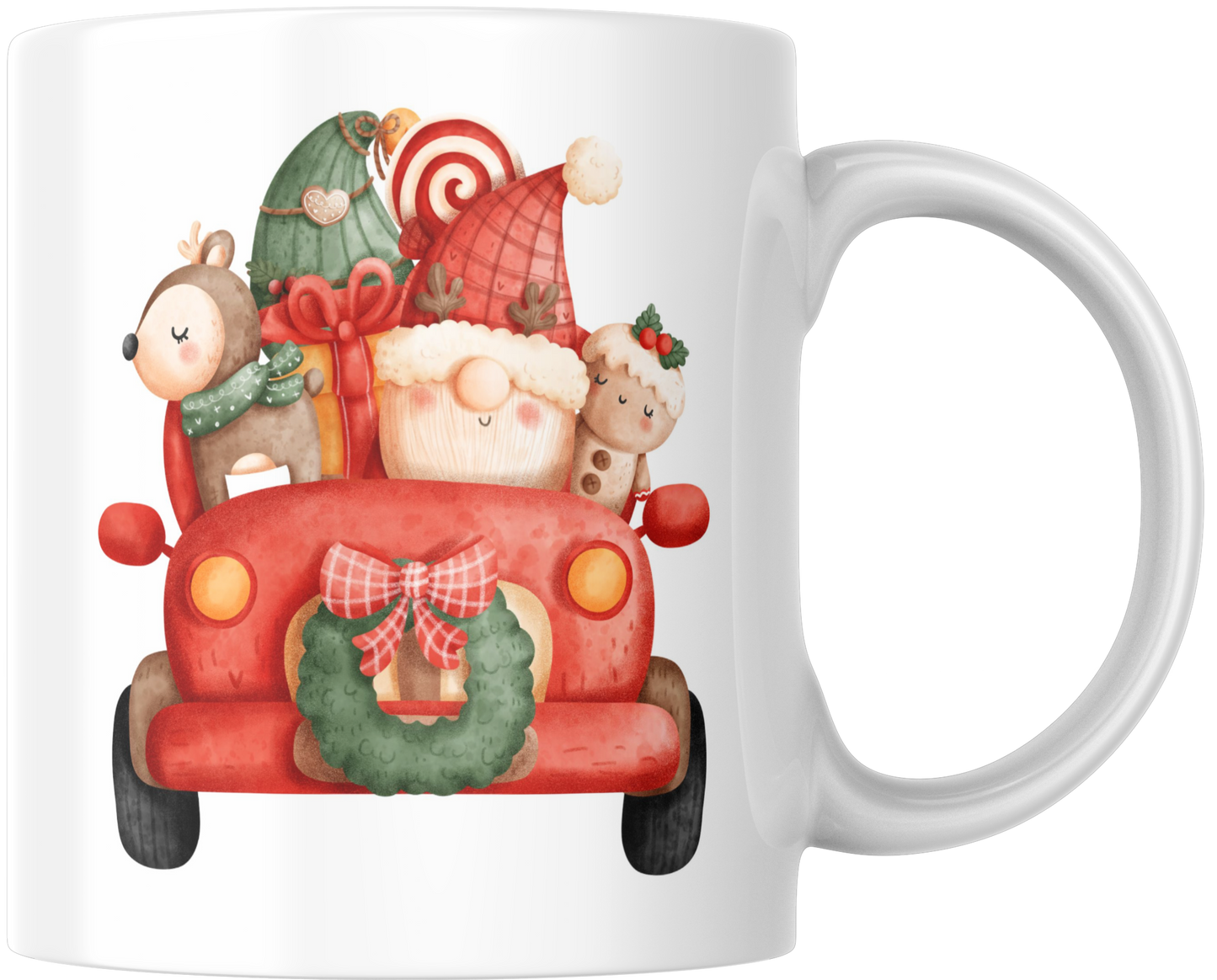 Christmas Little Red Truck Gift Mug