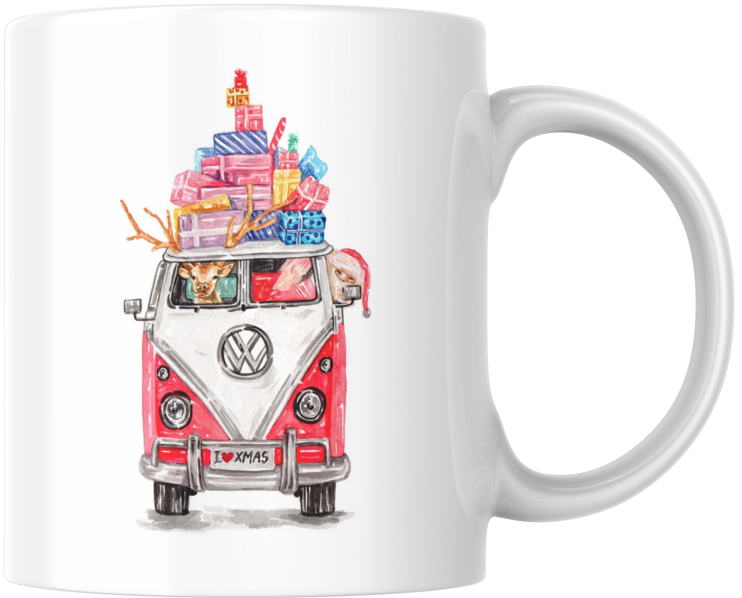 Christmas Campervan Gift Mug