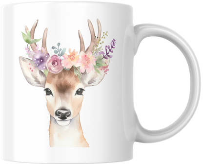 Deer With Flowers