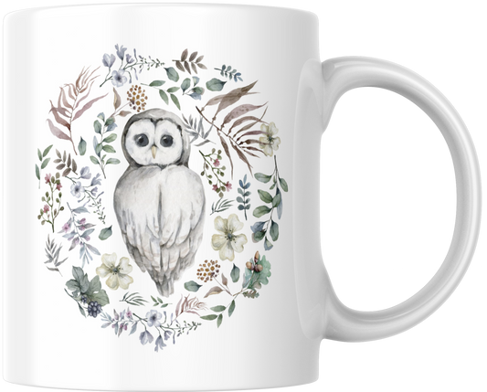 Owl In Country Circle Gift Mug