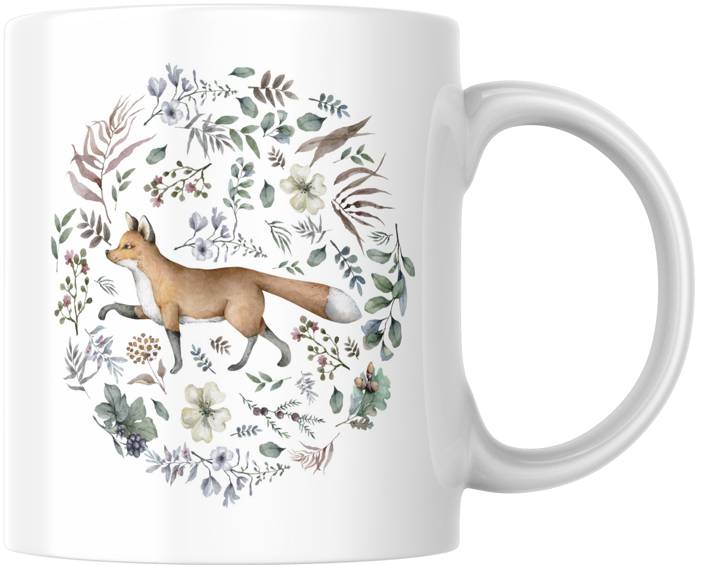 Fox In Country Circle Gift Mug