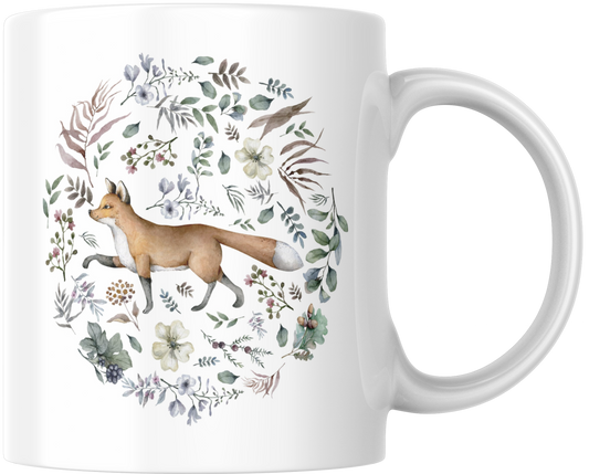 Fox In Country Circle Gift Mug