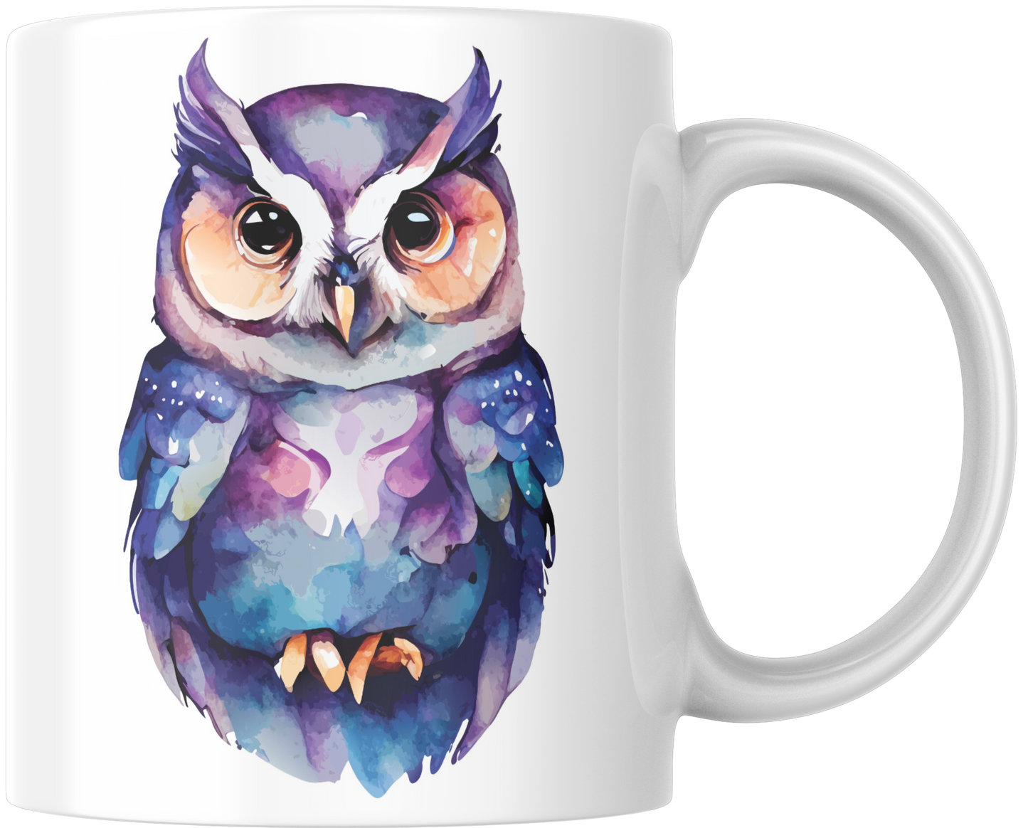 Purple Owl Gift Mug