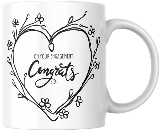 On Your Engagement Congrats Gift Mug