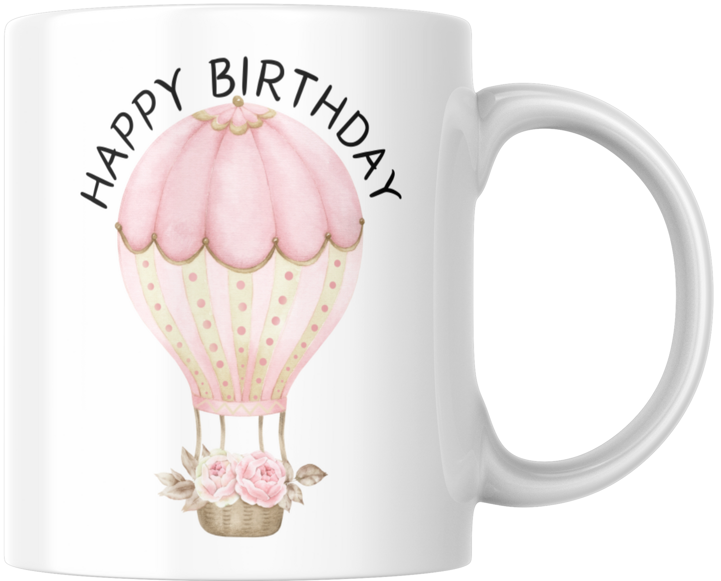 Happy Birthday Ballon Gift Mug