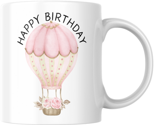 Happy Birthday Ballon Gift Mug