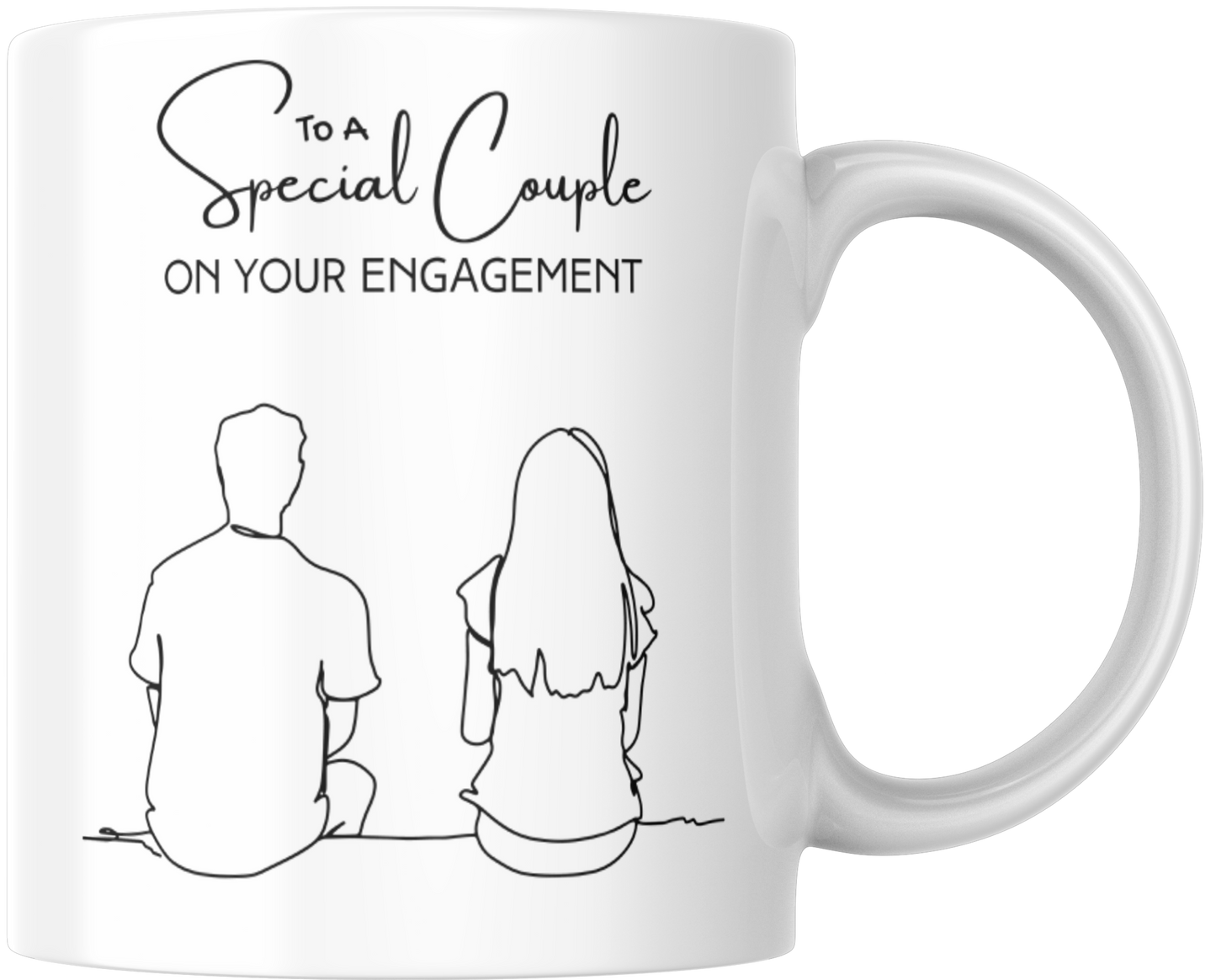 To A Special Couple On Your Engagement Gift Mug