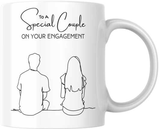 To A Special Couple On Your Engagement Gift Mug