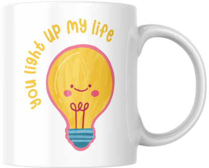 You Light Up My Life Mug & Coaster