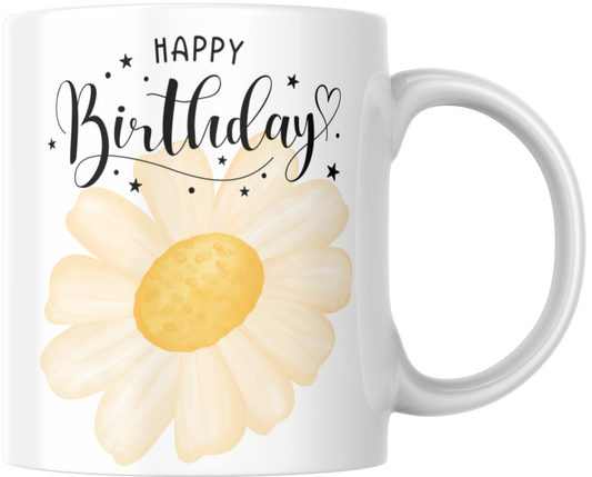 Happy Birthday Daisy Gift Mug