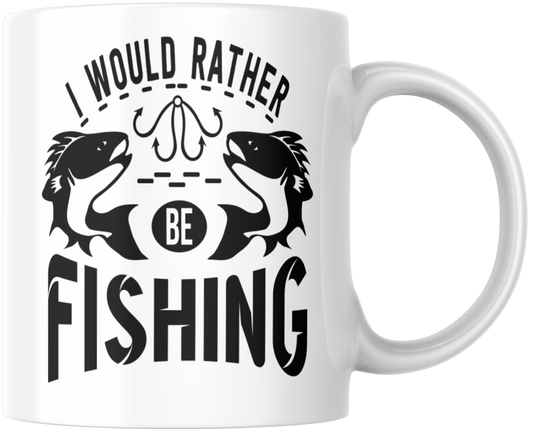 I Would Rather Be Fishing Gift Mug