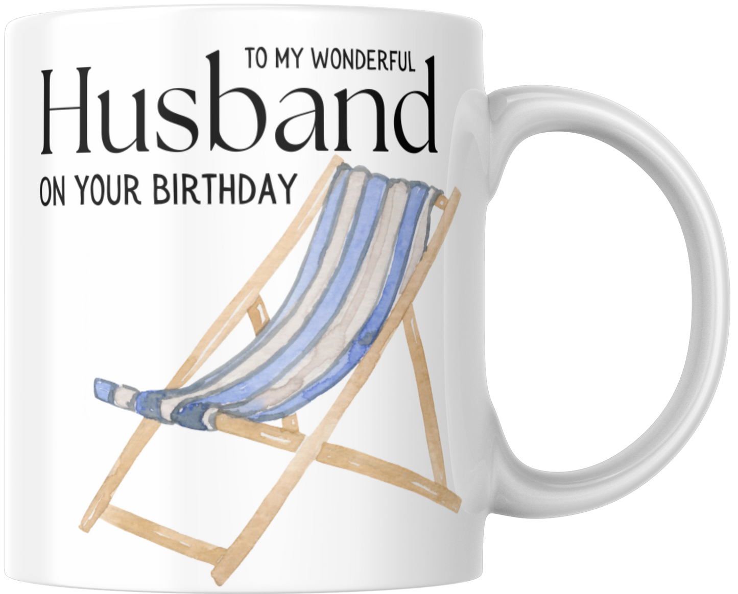 To My Wonderful Husband On Your Birthday Gift Mug