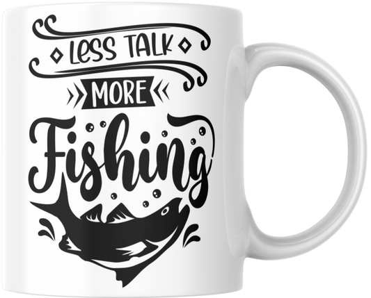 Less Talk More Fishing Gift Mug