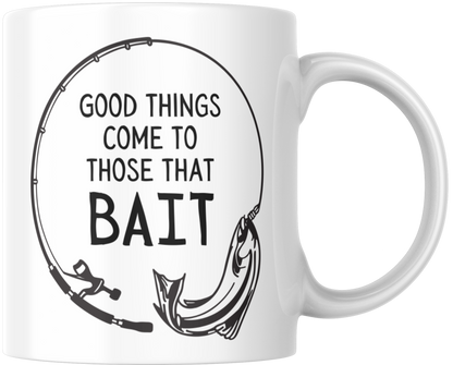 Good Things Come To Those That Bait Mug & Coaster