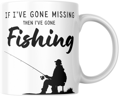 If I've Gone Missing Then I've Gone Fishing Mug & Coaster