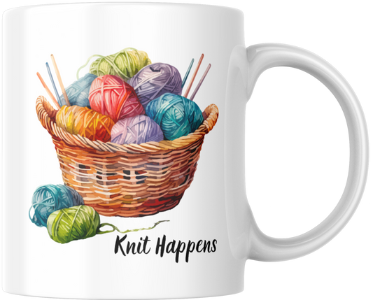 Knit Happens Gift Mug