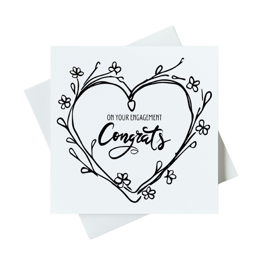 On Your Engagement Congrats Card