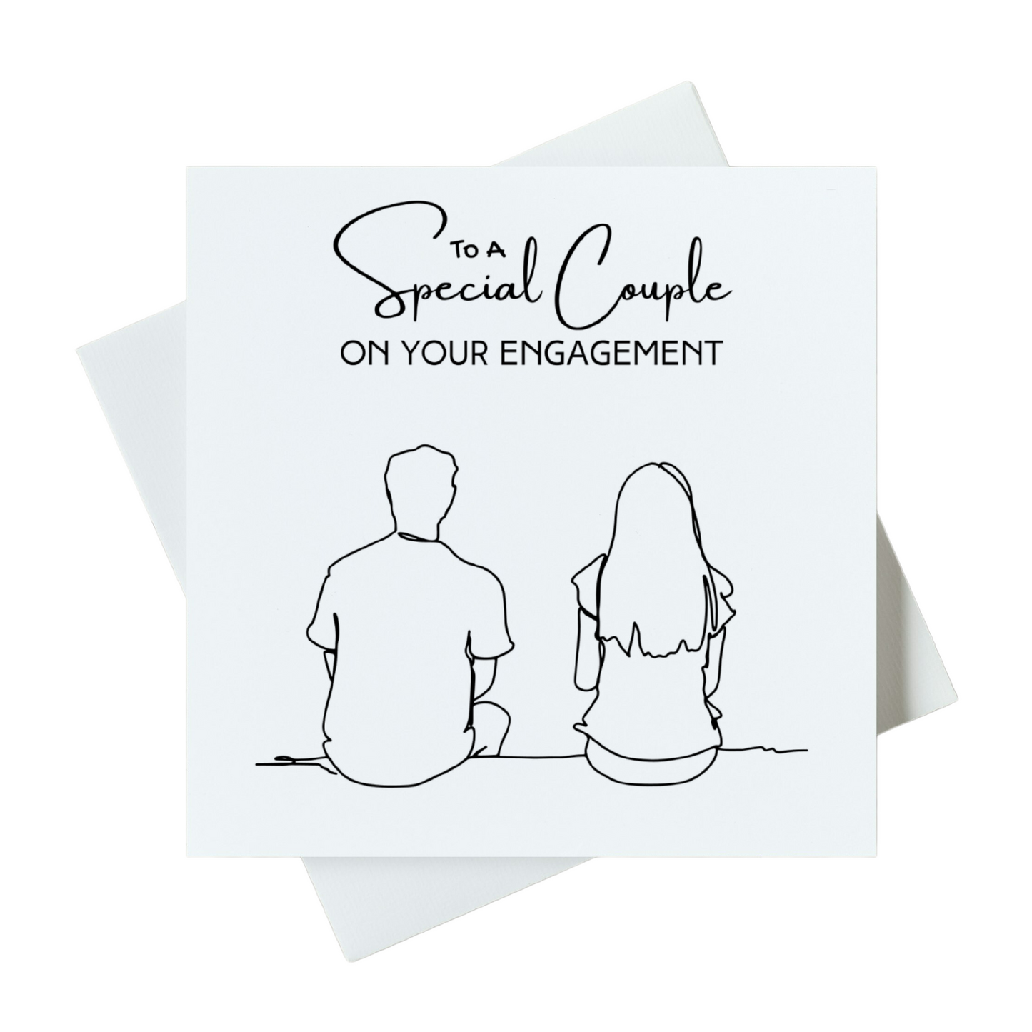 To A Special Couple On Your Engagement Card