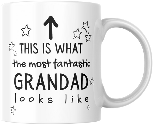 This Is What The Most Fantastic Grandad Looks Like Gift Mug