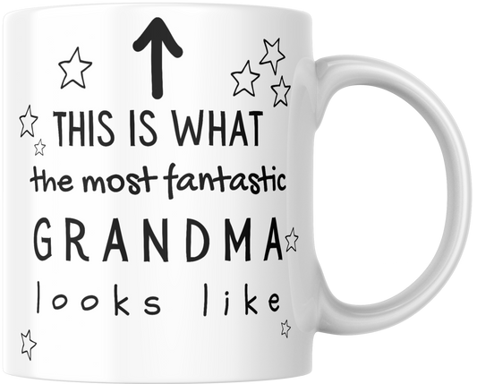 This Is What The Most Fantastic Grandma Looks Like Gift Mug