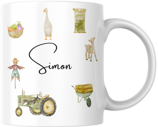 Personalised Farming Gift Mug