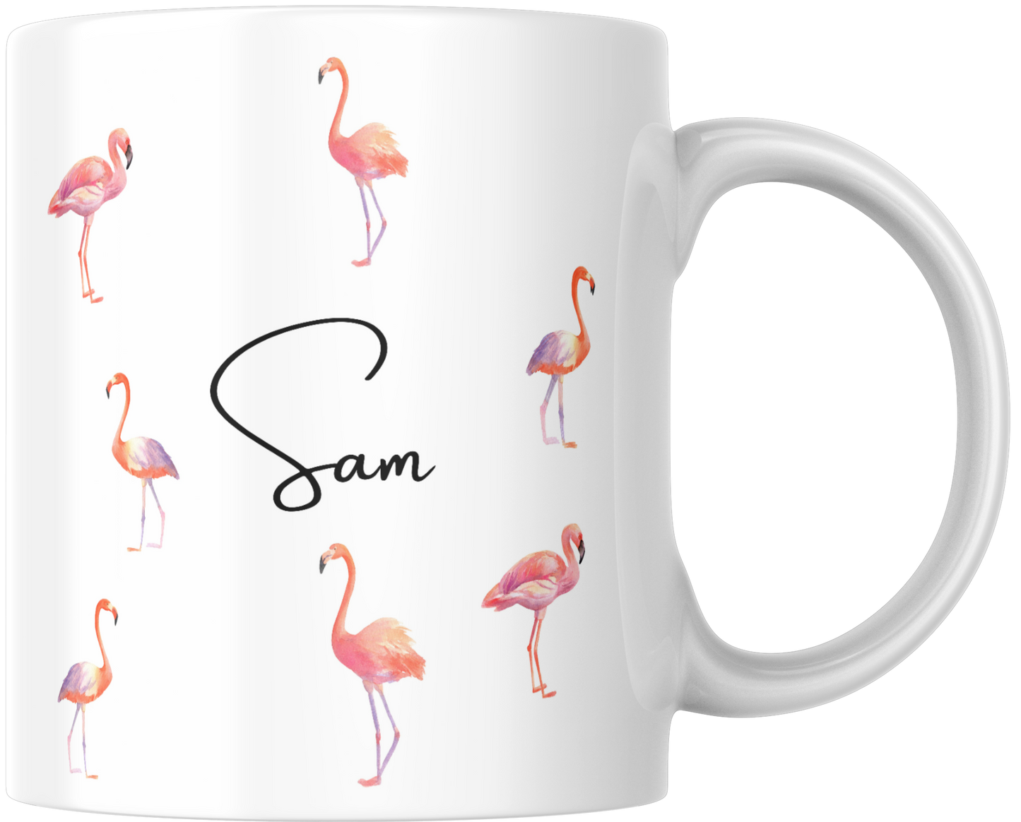 Personalised Flamingo Gift Mug