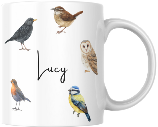 Personalised Bird Gift Mug