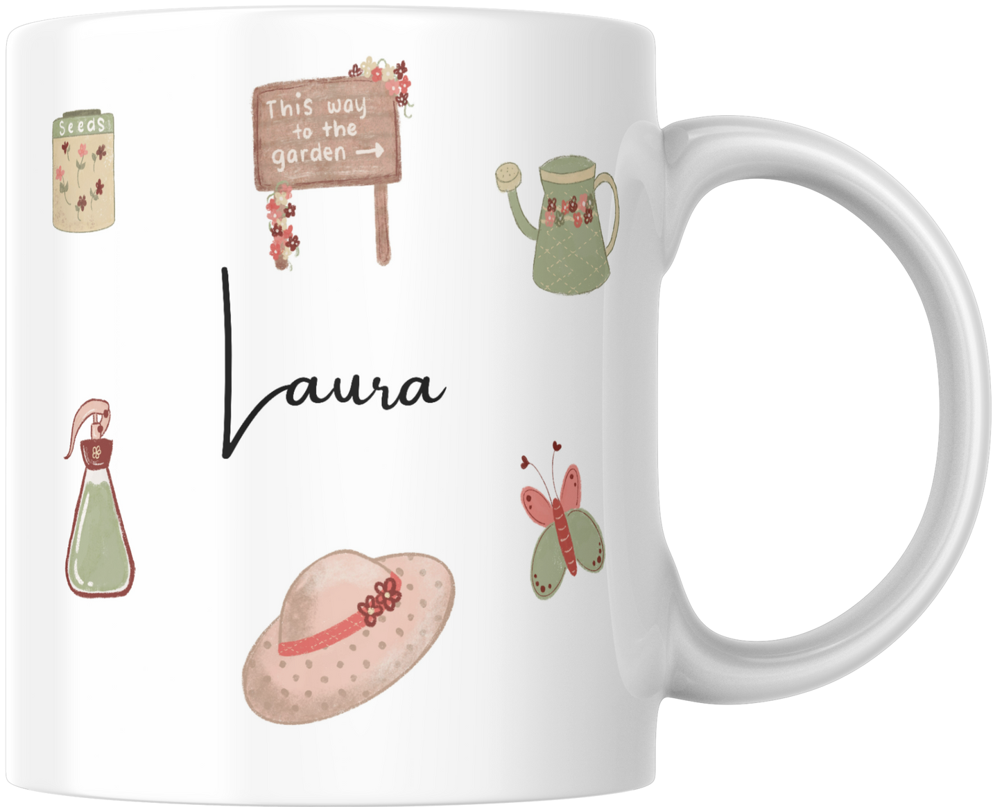 Personalised Gardening Gift Mug