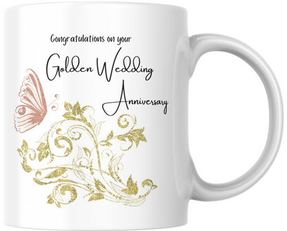 Congratulations On Your Golden Wedding Anniversary