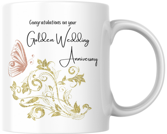 Congratulations On Your Golden Wedding Anniversary