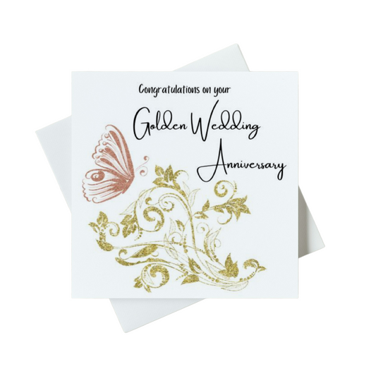 Congratulations On Your Golden Wedding Anniversary Card