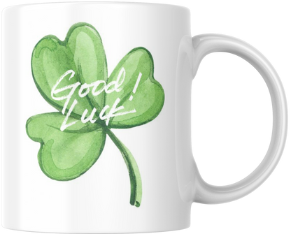 Good Luck Clover Mug & Coaster