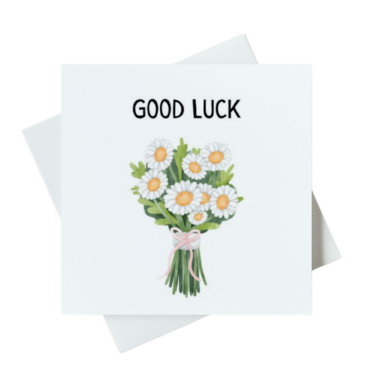 Good Luck Bunch Of Flowers Card