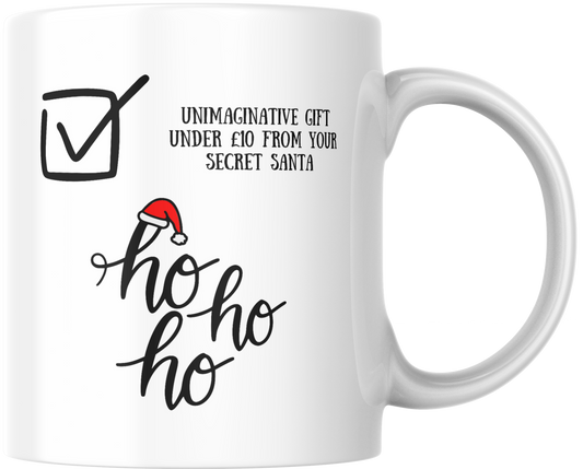 Unimaginative Gift For Under £10 From Your Secret Santa ho ho ho