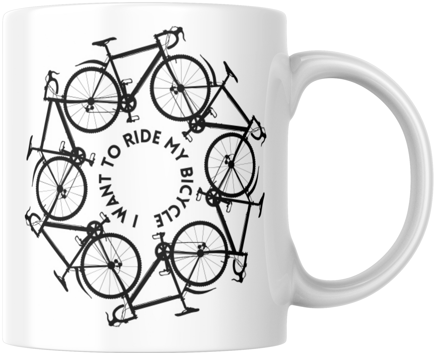 I Want To Ride My Bicycle Gift Mug