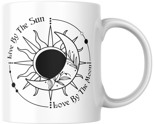 Live By The Sun Love By The Moon Mug & Coaster