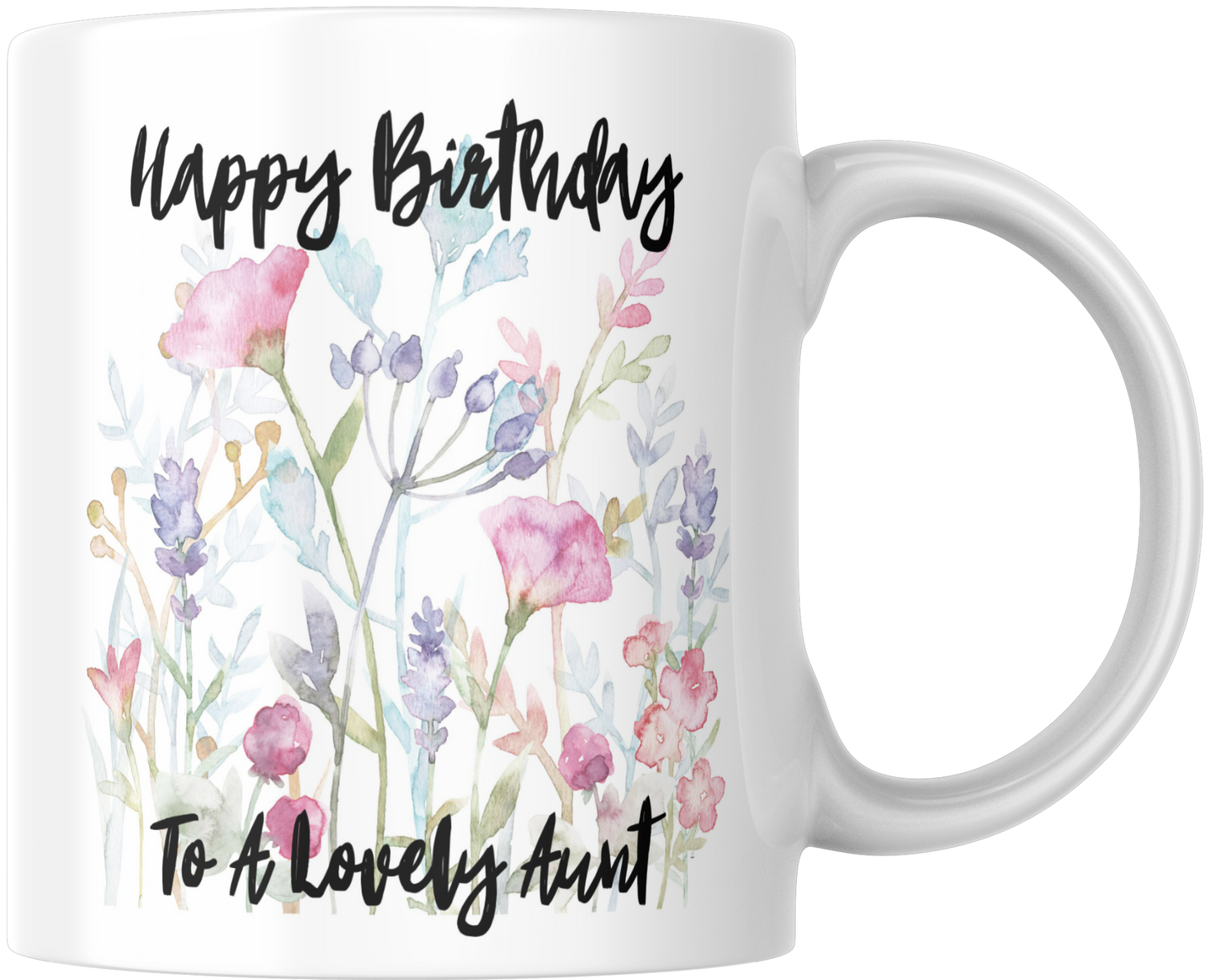 Happy Birthday To A Lovely Aunt Gift Mug