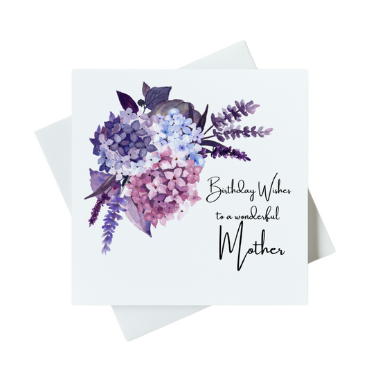 Birthday Wishes To A Wonderful Mother Card