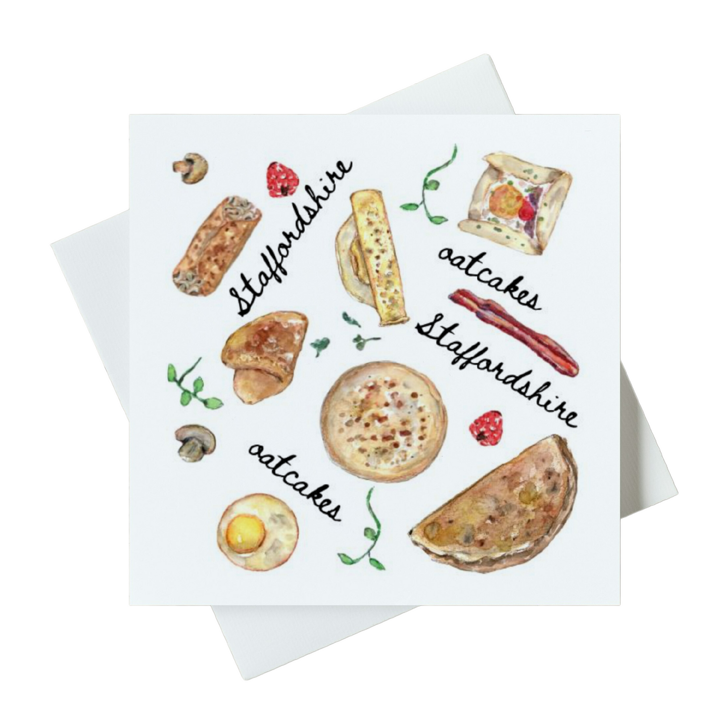 Staffordshire Oatcakes Card