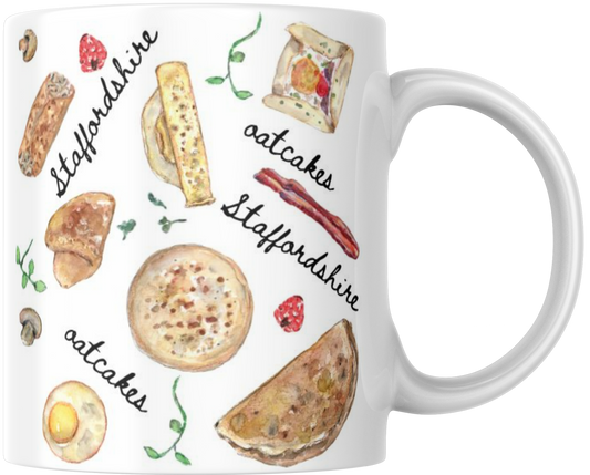 Staffordshire Oatcakes Gift Mug