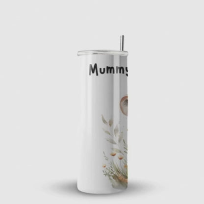 Mummy, You're The Best Lions Steel Tumbler With Straw