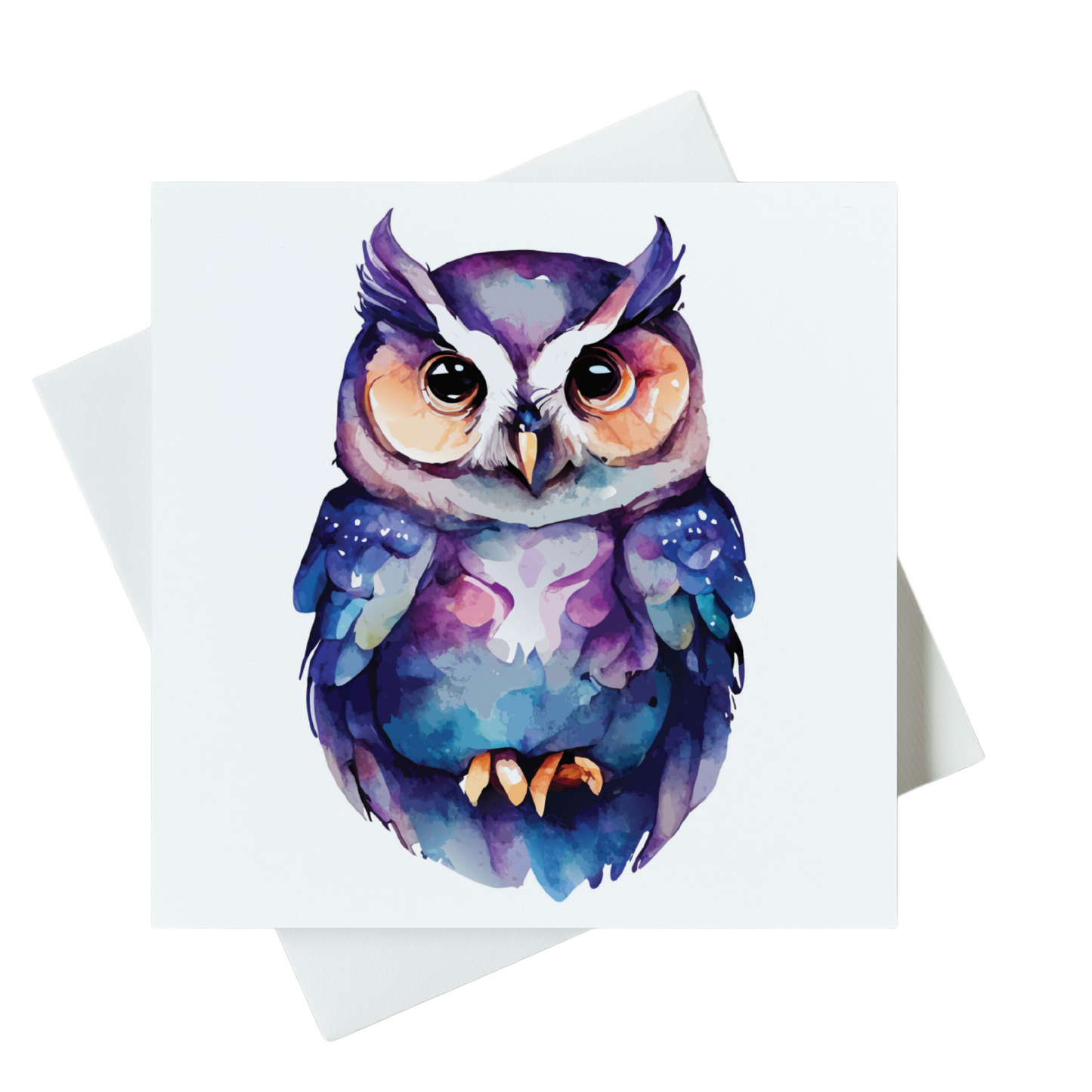 Purple Owl Card