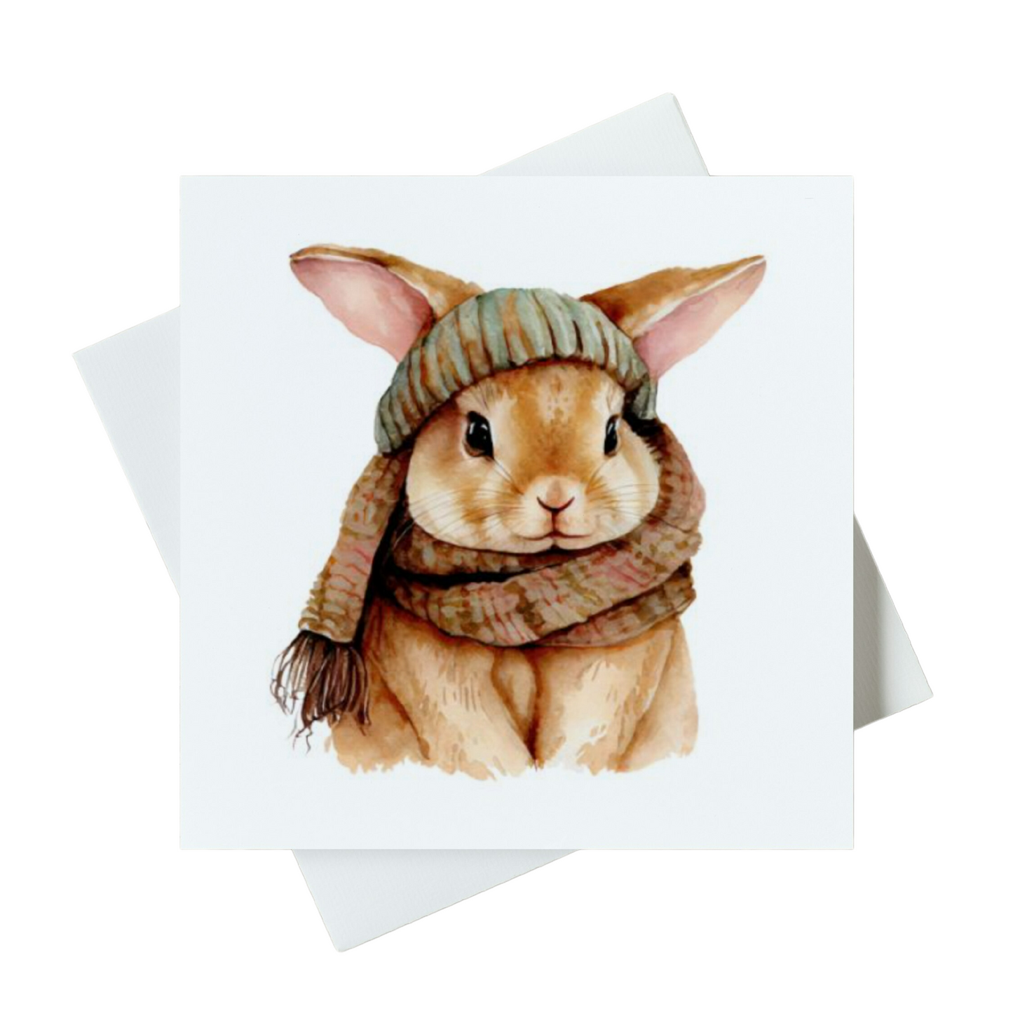 Winter Rabbit Card