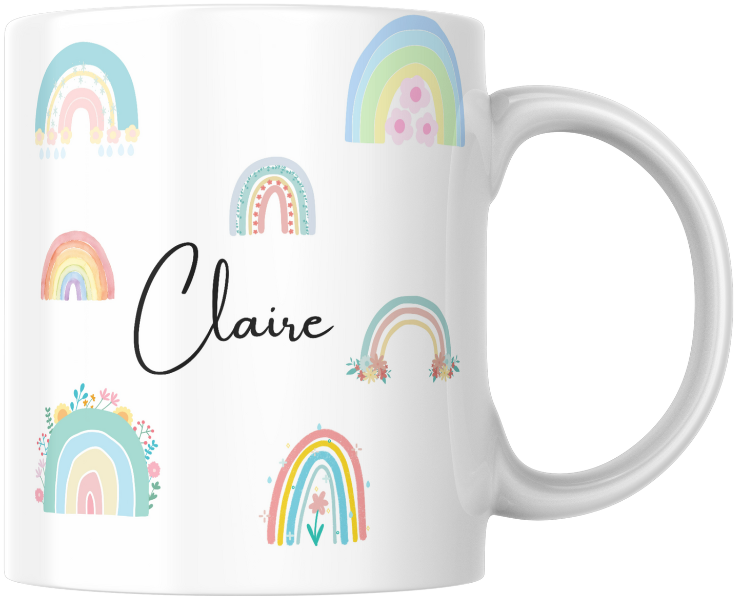 Personalised Rainbow Gift Mug